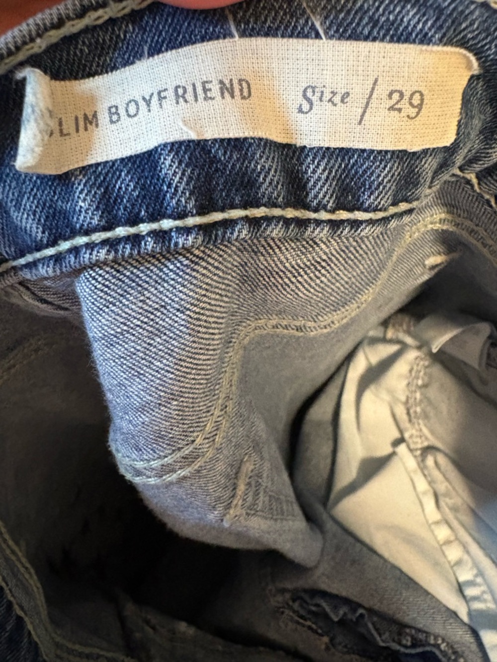 Anthropologie Pilcro the Letterpress Embroidered Boyfriend Jeans - Picture 7 of 7